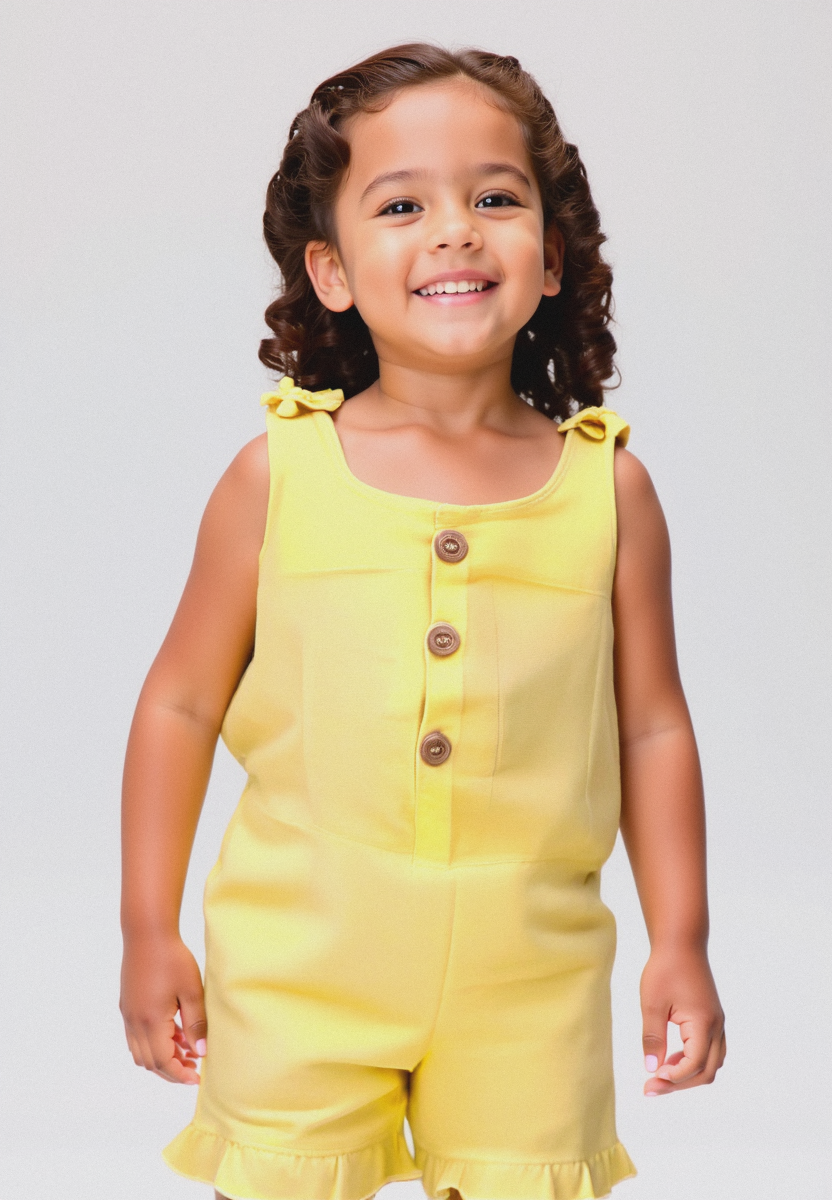 Kids Jumpsuit - Turmeric