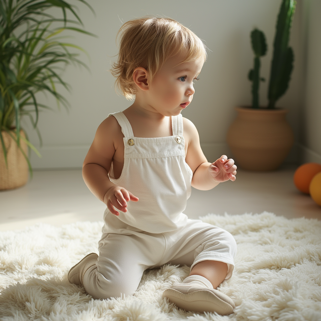 Kids Jumpsuit - Aloe Vera