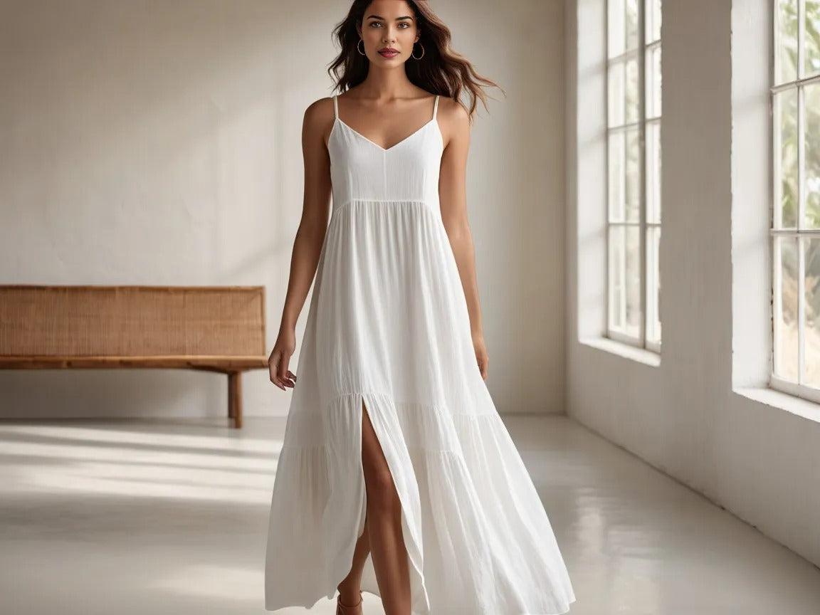 Long Dress - Aloe Vera