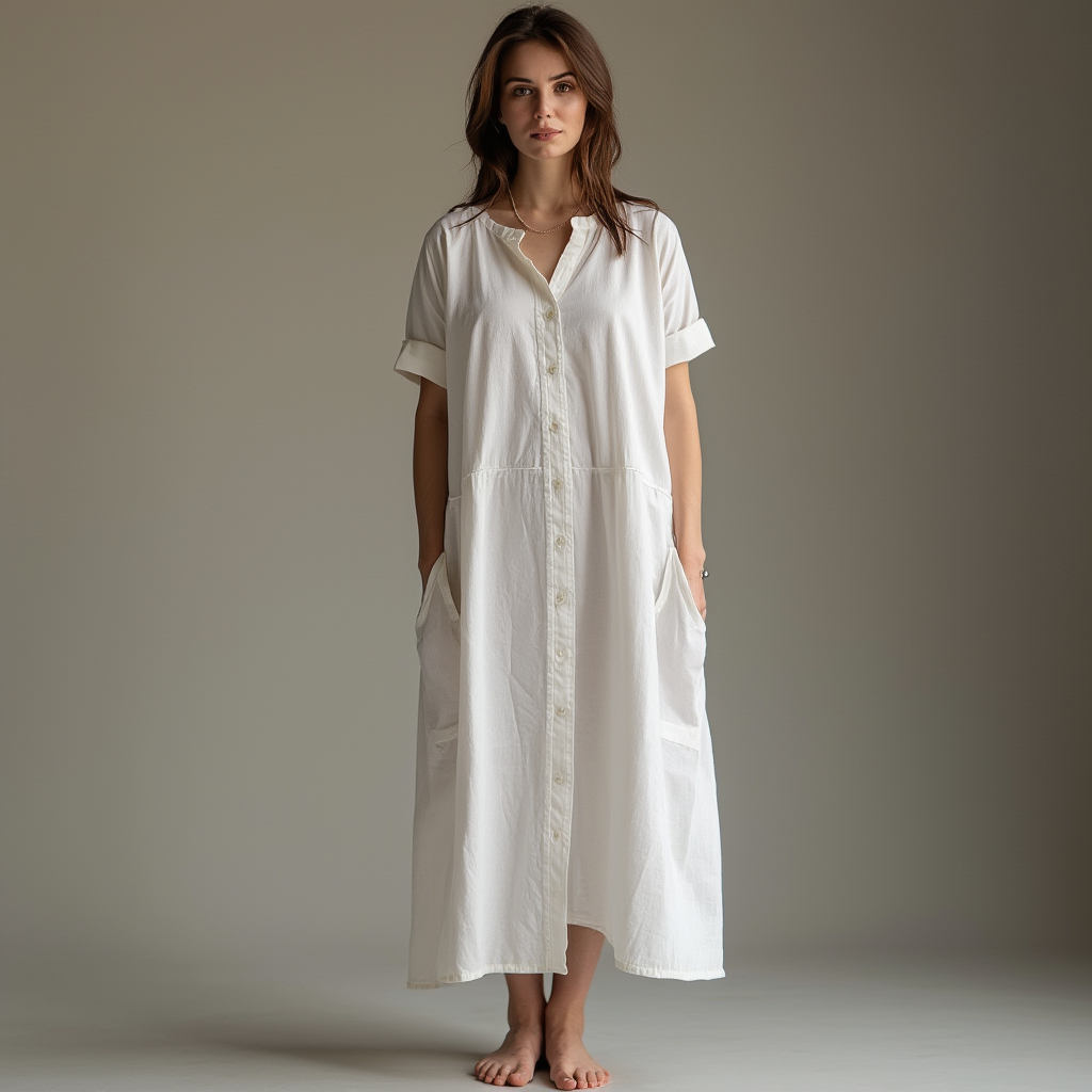 Long Dress - Aloe Vera