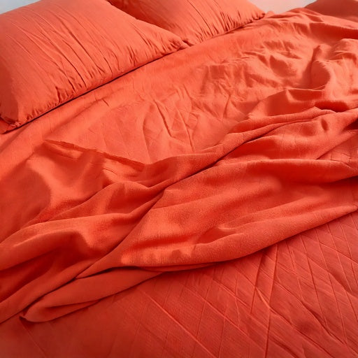 Bedsheet Set - Red Sandalwood